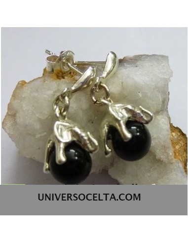 Pendientes Azabache y plata 176620