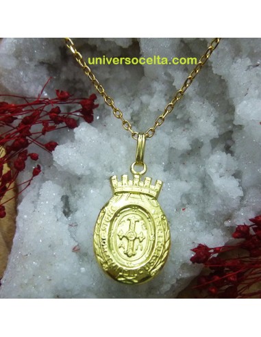 Medalla de Covadonga con Corona MRCV Oro 18k