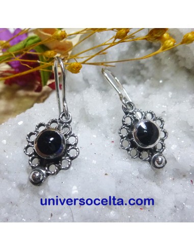 Azabache con Filigrana pendientes  F123