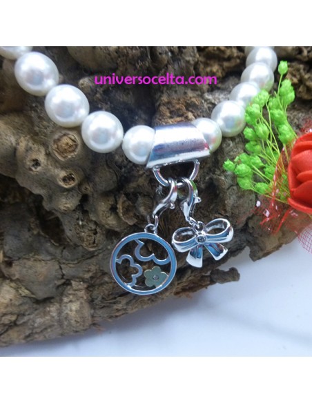 Collar de perlas cultivadas con Charms CCD