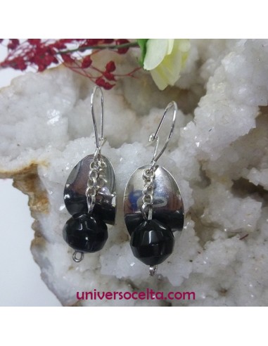 Pendientes de gancho con Azabache...