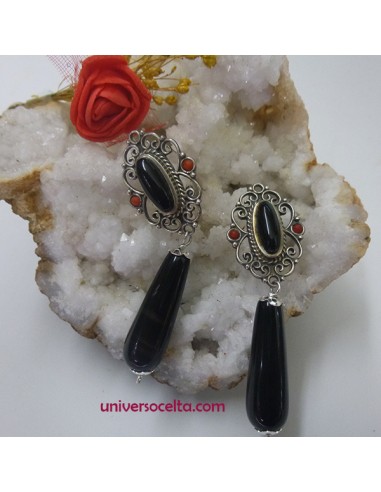 Pendientes combinados con lágrima LCP