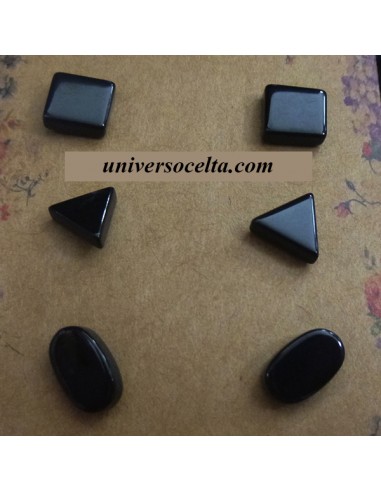 Azabache Pendientes de formas 620-193