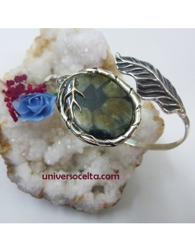 Brazalete con Pluma y Quiastolita HYQ