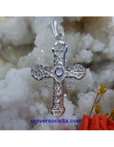 Cruz de la Victoria tallada en plata S34A