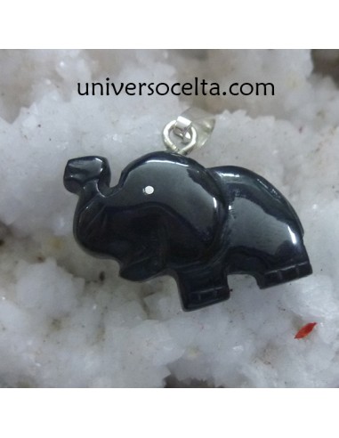 Talla de Elefante en Azabache