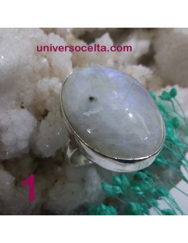 Anillo ajustable con Piedra Luna