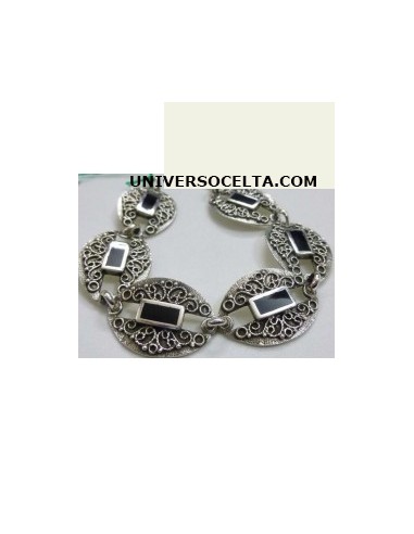 Azabache Brazalete de plata P58