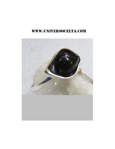 Anillo de Azabache y Plata 640-39