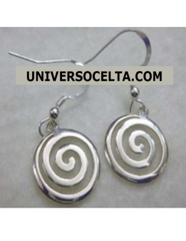 Pendiente Plata con forma de Espiral...