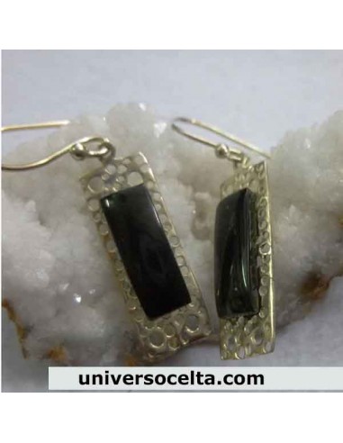 Pendientes con Plata y Azabache...