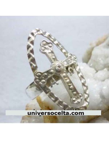 Anillo artesano con Cruz de la Victoria JDB