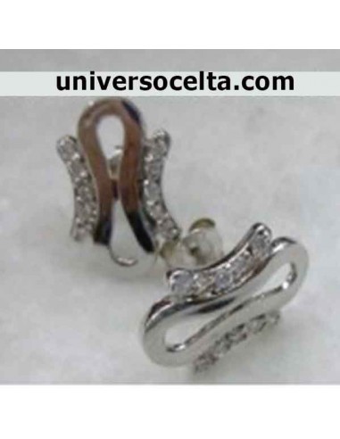 Pendientes de plata con Zirconitas 826