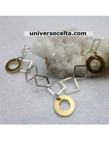 Pulsera de Plata Bicolor x88