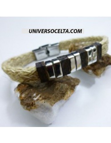 Pulsera cuerda trenzada unisex ref 437