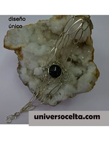 Pulsera con Argollas de plata y...