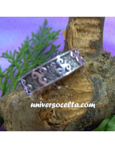 Anillo de Plata con Triskeles 146-0009