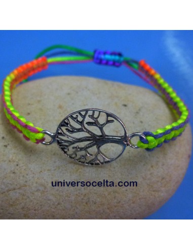 Árbol de la Vida en Pulsera de Macramé AV