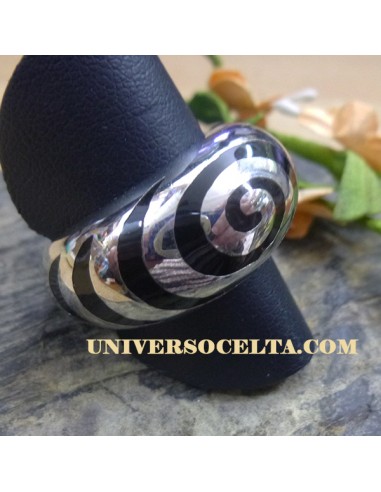 Sortija de Plata y Espiral Esmaltada n 17