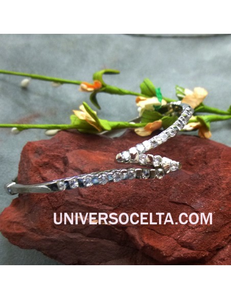 Brazalete de Plata y Circonitas X7A