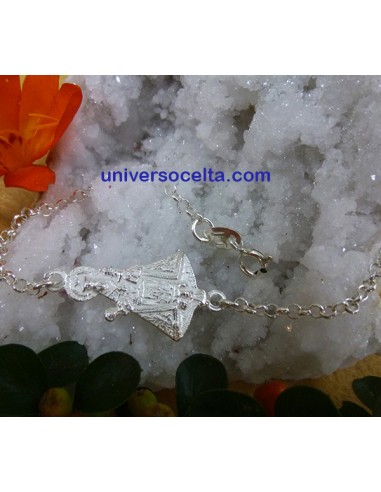 347 Pulsera de rolo con Santina de Covadonga