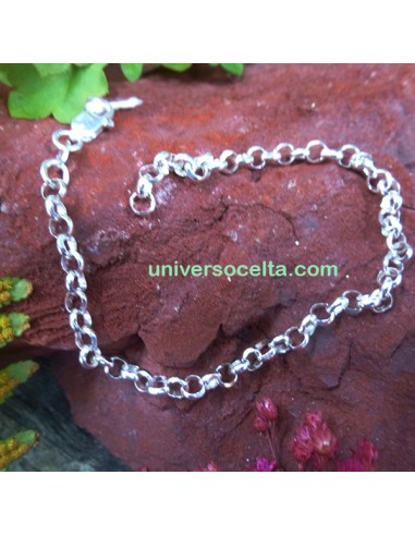 Pulsera de plata con chapa PM12