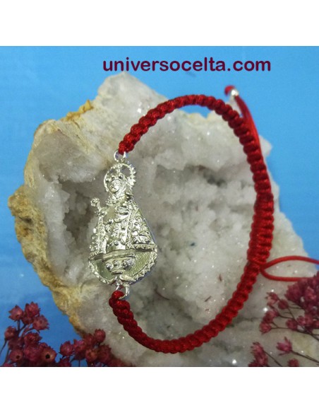 P247 Pulsera de la Virgen de Covadonga macramé