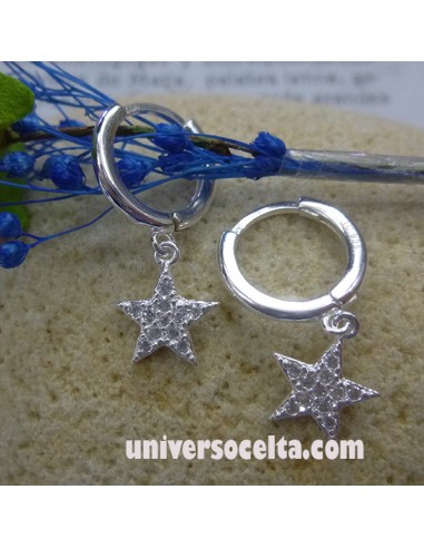 Pendientes con Estrellitas y Arete 651-0145